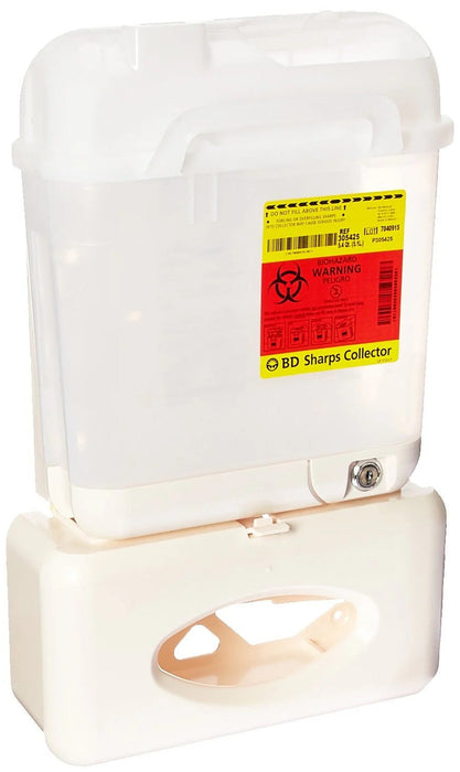 Wallmate Starter Pack. Sharps Collector, Locking Bracket & Glove Box Holder