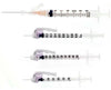 Syringes with Safetyglide Needles
