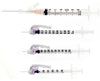 Syringes with Safetyglide Needles - 3 mL, 25G x 5/8