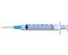 3 mL Luer-Lok Syringes with PrecisionGlide Needles - 25G x 1½