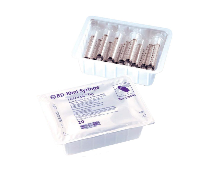 Syringes with Luer-Lok Tip - Convenience Tray Pack - 30 mL, 120/Case (Sterile)