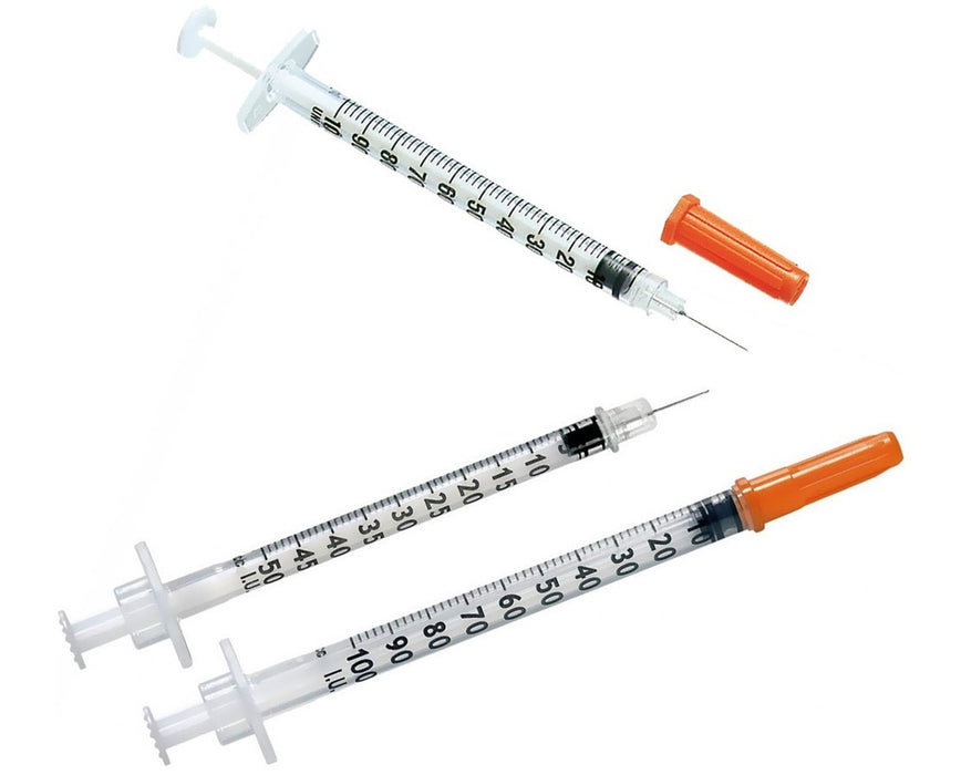 Insulin Syringes with Needles - 0.5 mL, 29G