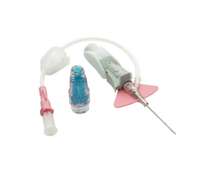 Nexiva Closed IV Catheter System - Single Port w/ MaxZero Needle-Free Connector: 24G x 0.75" (80/case)