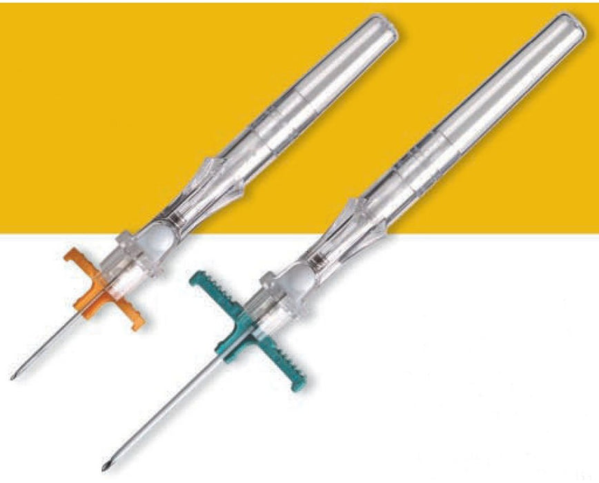Autoguard Introsyte Safety Introducers for PICC and Midline Catheters - 16G (5 Fr) x 3.2 cm - 10/cs