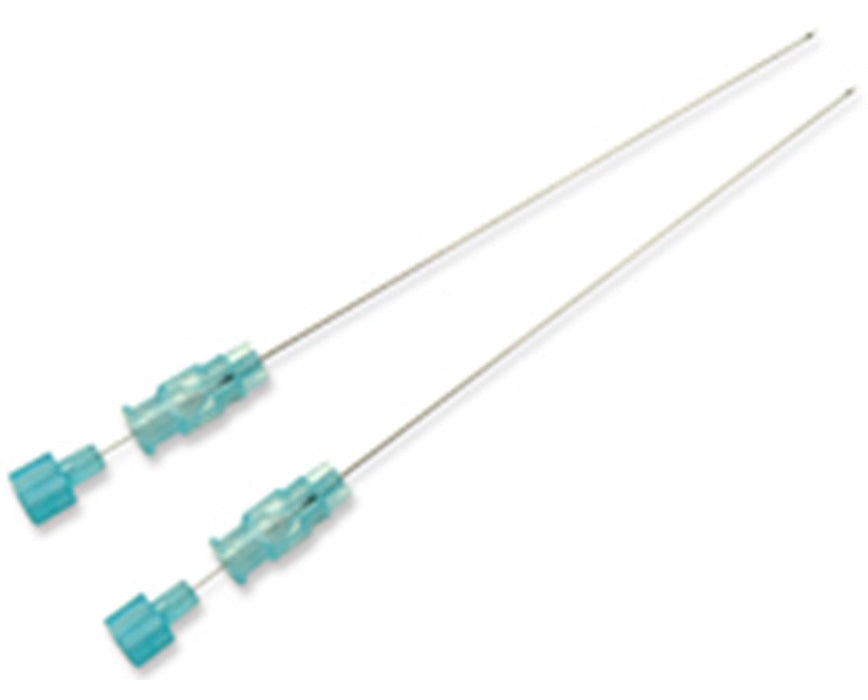 Single Use Spinal Needles with Quincke Bevel: 23G x 3½", Turquoise (100/Case)