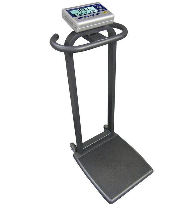 ADA Portable Tilt & Roll Handgrip BMI Scale. 750 lbs Capacity