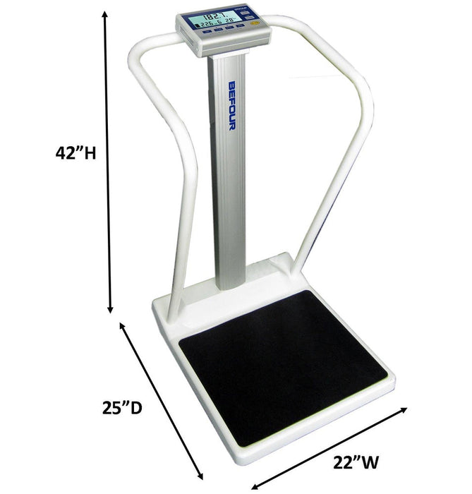 ADA Bariatric Portable Tilt & Roll Handrail BMI Scale. 1000 lbs Capacity
