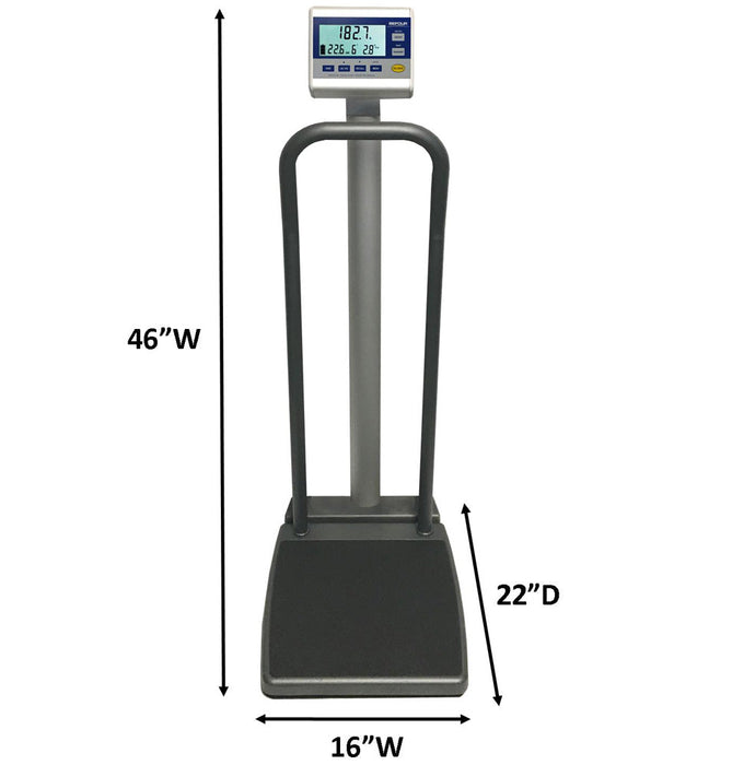 Handrail BMI Scale. 750 lbs Capacity