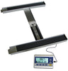 Adjustable Width Portable Digital Wheelchair Scale. 750 lbs Capacity