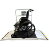 ADA Bariatric Dual Ramp Folding Wheelchair Scale w/ Handrail. 1000 lbs Capacity