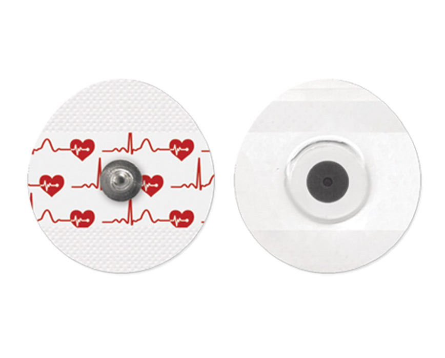 Telectrode ECG Electrodes, Cloth - 55mm dia., Round, 50 / pch, 20 pch / Box
