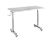 Stainless Steel Manual Adjustable Height Instrument Table w/ Single Shelf - 36