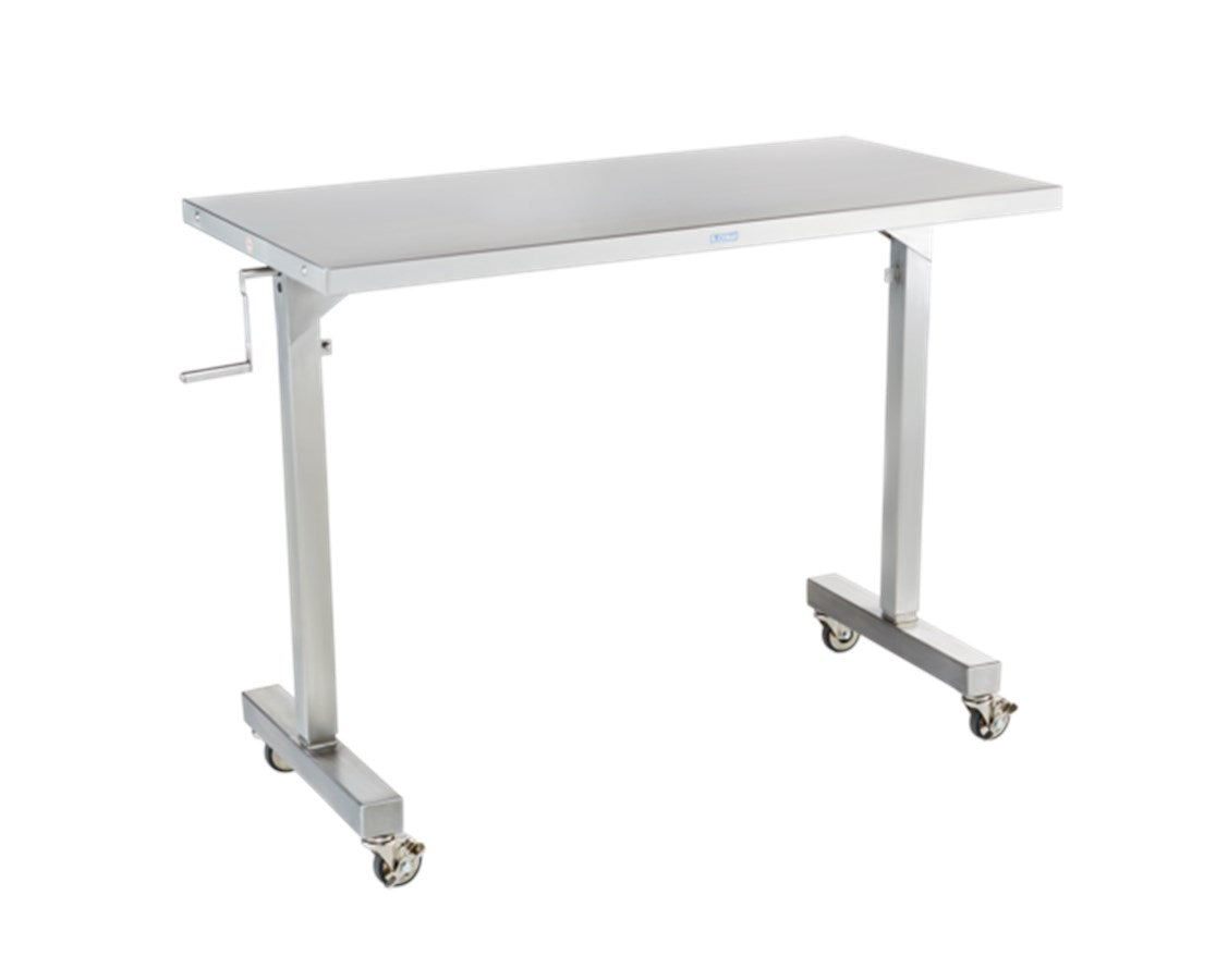 Blickman Manual Adjustable Height Instrument Table. Save at ...