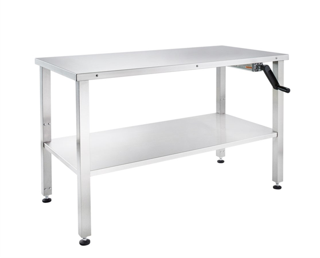 Hand Table Instrument Blickman Manual Adjustable Height Instrument Table. Save at ...