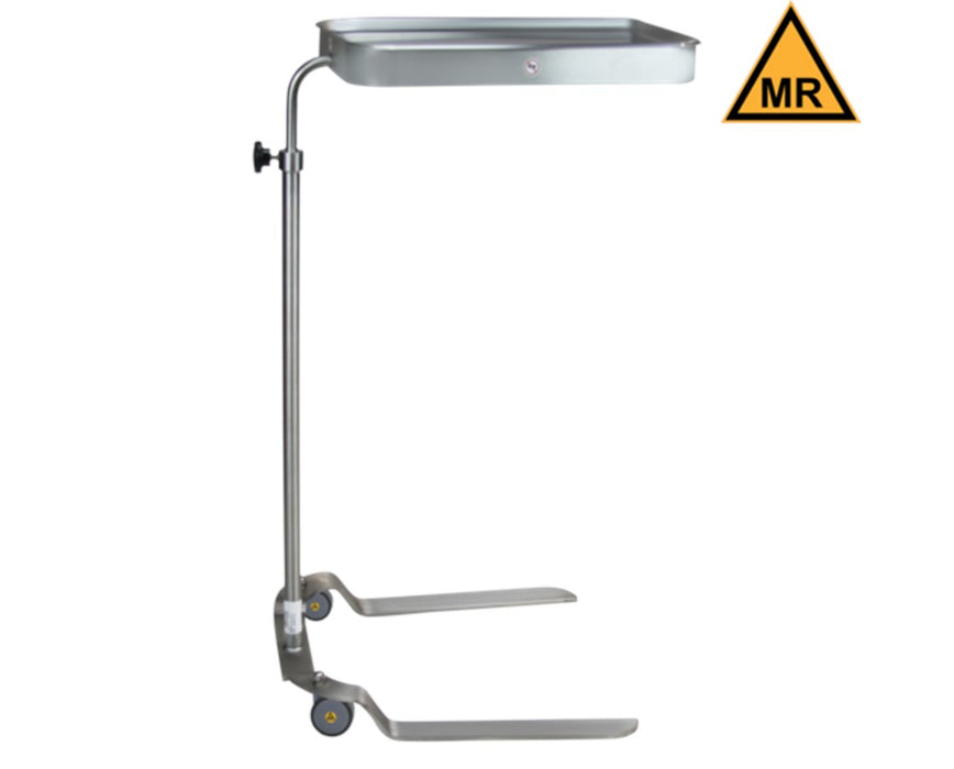 Stainless Steel MR Conditional Single Pole Mayo Instrument Stand