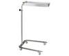 Stainless Steel Single Pole Mayo Instrument Stand w/ Four-Caster Base