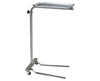 Stainless Steel Single Pole Mayo Instrument Stand w/ Lightweight Two-Caster Base