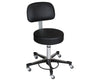 Foot-Operated Exam Stool w/ Backrest