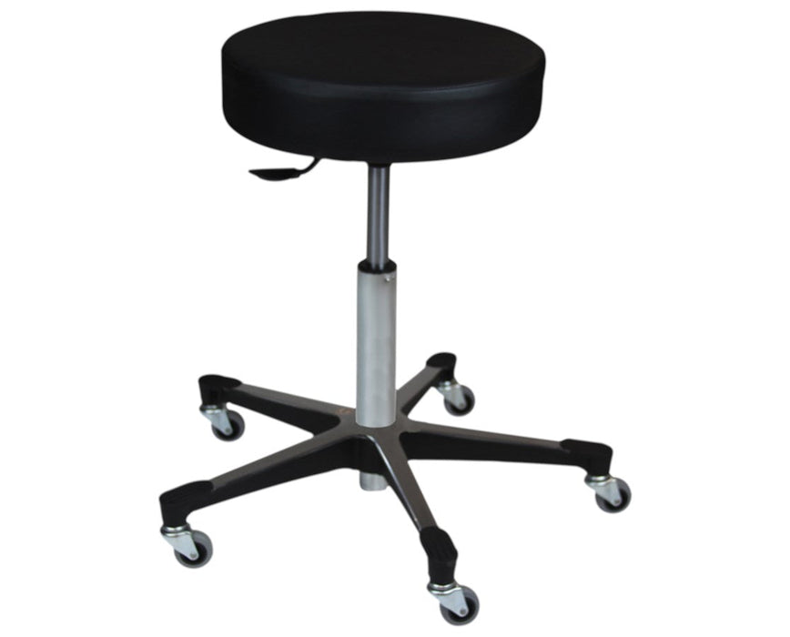 Hand-Operated Exam Stool - Aluminum Base