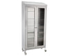 Stainless Steel Freestanding Shelving Cabinet w/ 35 5/8