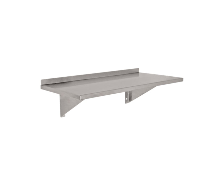 36"W Stainless Steel Open Wall Shelf