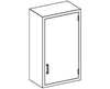 Stainless Steel Wall Cabinet w/ 1 Solid Door
