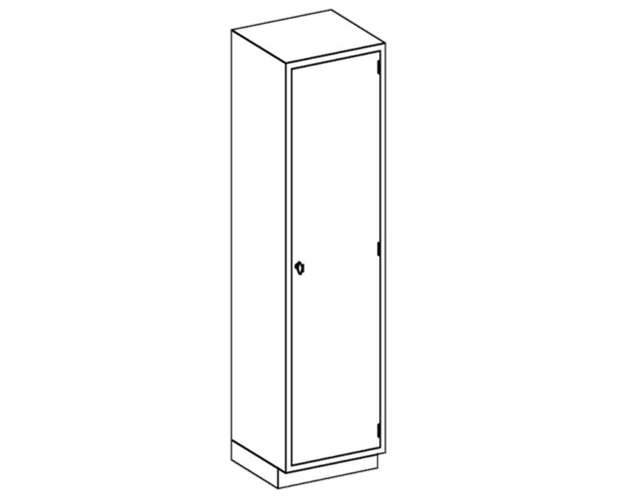 Stainless Steel High Cabinet w/ Single Door