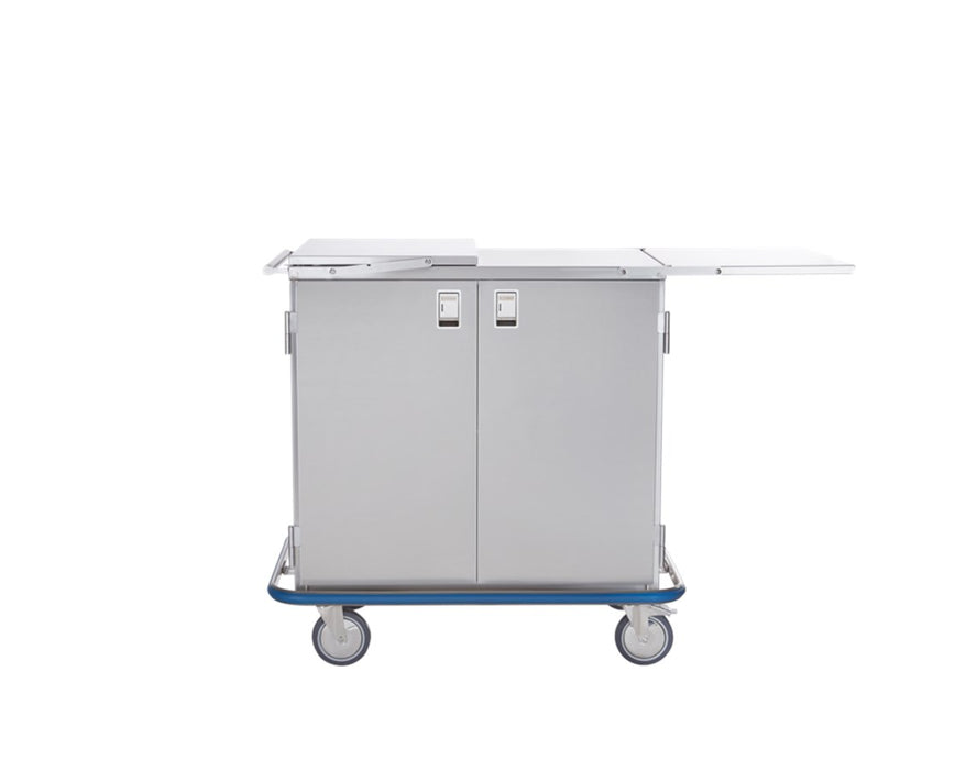 Stainless Steel Surgical Multipurpose Case Cart w/ Extended Shelves