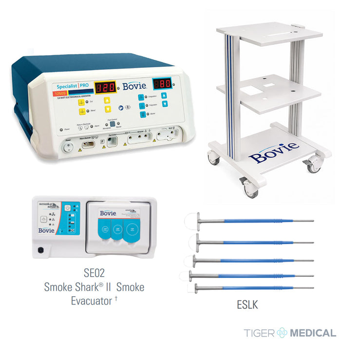 Specialist PRO Electrosurgical Generator With Smoke Evacuator, Stand & Loop Kit