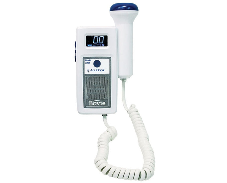 AcuDop II Obstetric Doppler w/ 3MHz Waterproof OB Probe, Rechargeable
