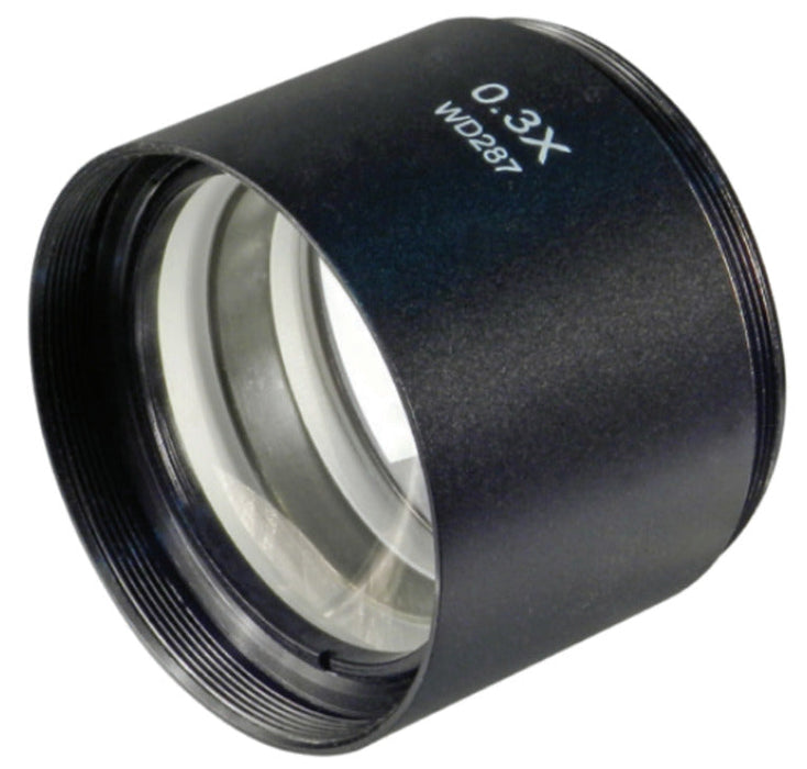 0.3x Reducing Objective Lens for Zoom Stereo Body Microscopes