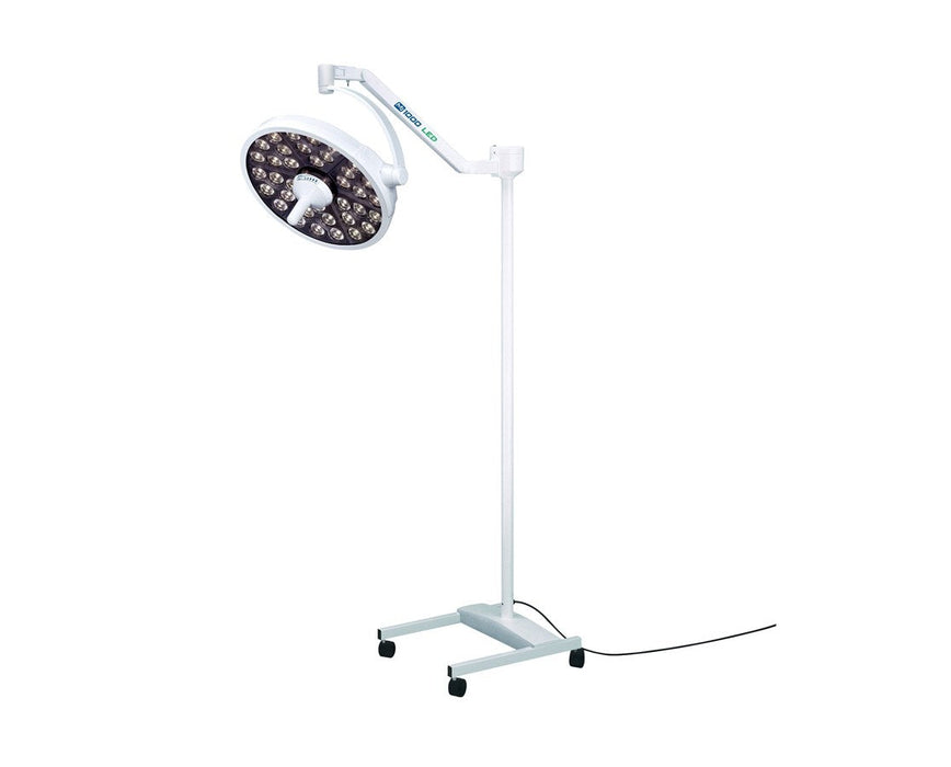 Floor Stand MI 1000 LED Minor Surgical Light w/ Mobile Casters