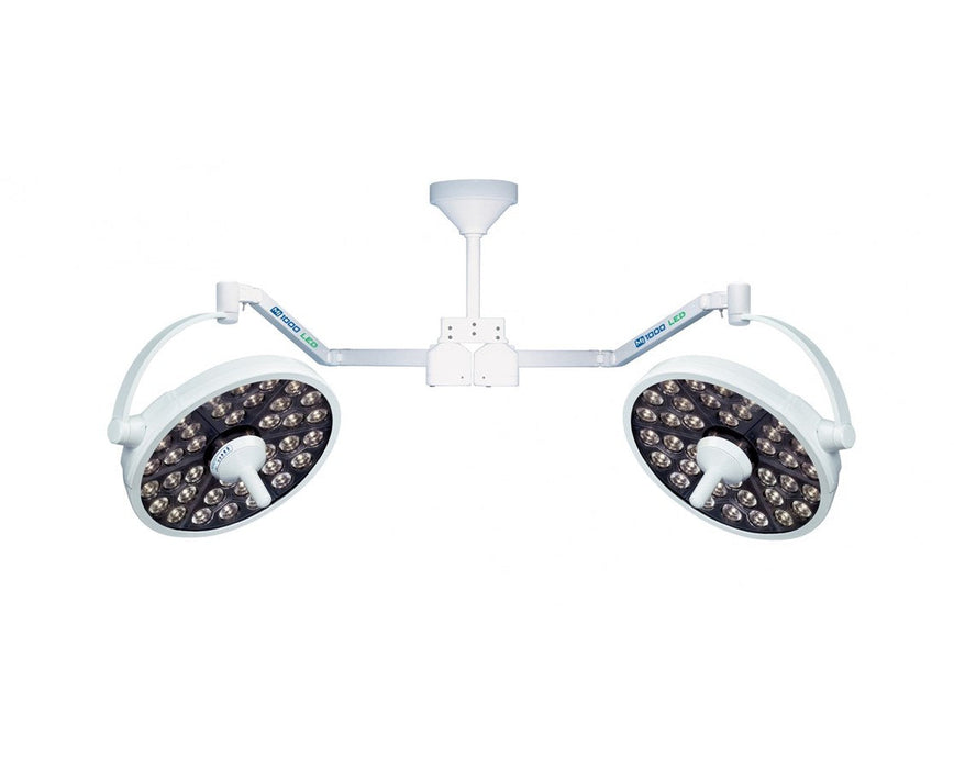 Floor Stand MI 1000 LED Minor Surgical Light w/ Mobile Casters