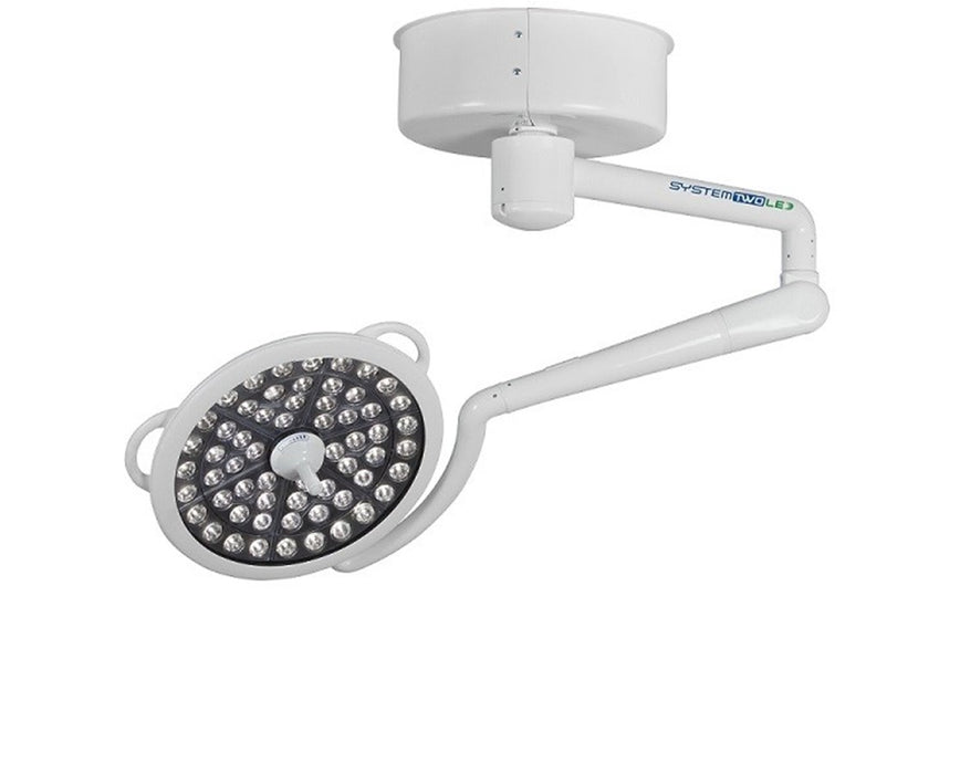 System II LED Surgical Lighting - One 120K Lux Light w/ One Monitor Arm
