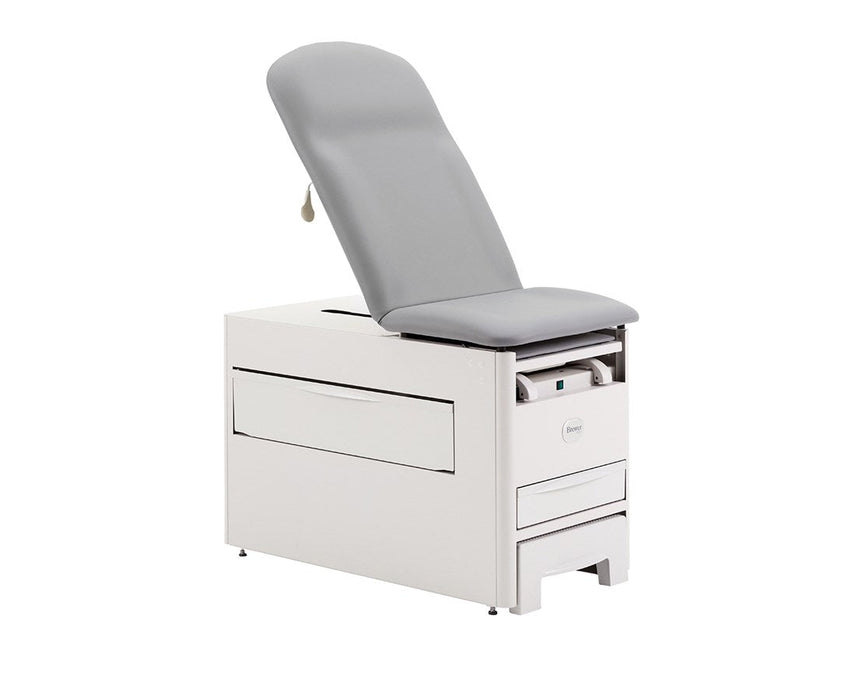 Versa Exam Cabinet Table w/ Adjustable Back, Step Stool, Pull-out Footrest, Stirrups