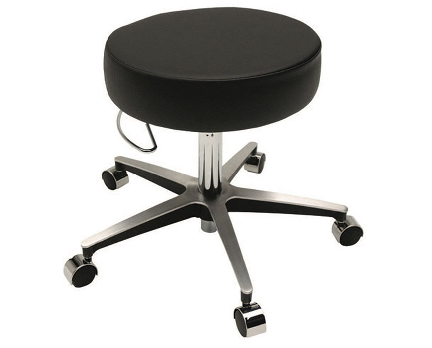 Century Exam Stool Standard Height with Vacuum Upholstery - Standard