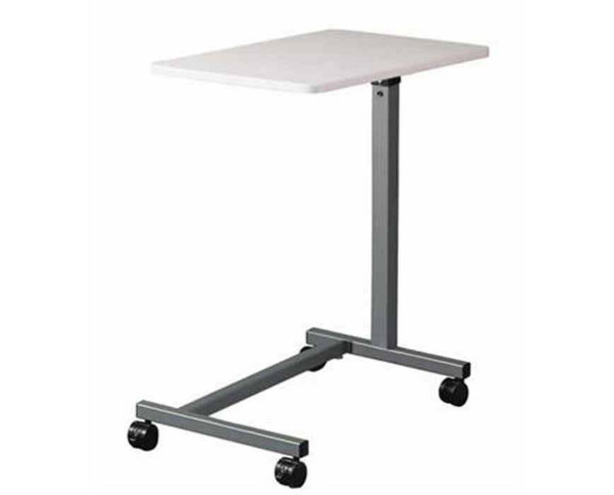 U" Base Overbed Tables Grey