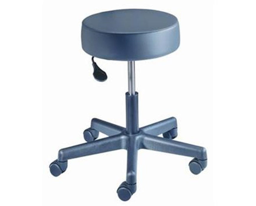 Value Plus Pneumatic Exam Stool with Vacuum Upholstery & Backrest