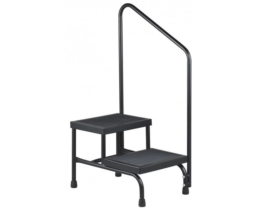 Two-Step Step Stool With Hand Rail