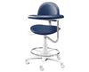 3300 Dental Stool w/ Backrest, Left Body Support & Foot Ring (Synchronized Seat/Back Tilt) 22