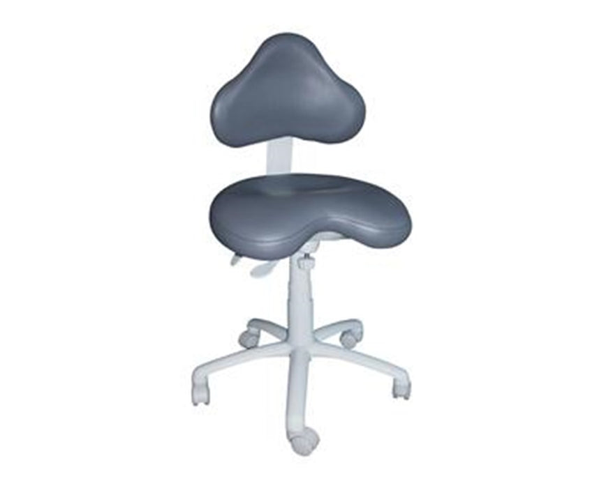 9200 Dental Stool: 22" - 31" Stool with Seamless Upholstery and Adjustable Foot Ring