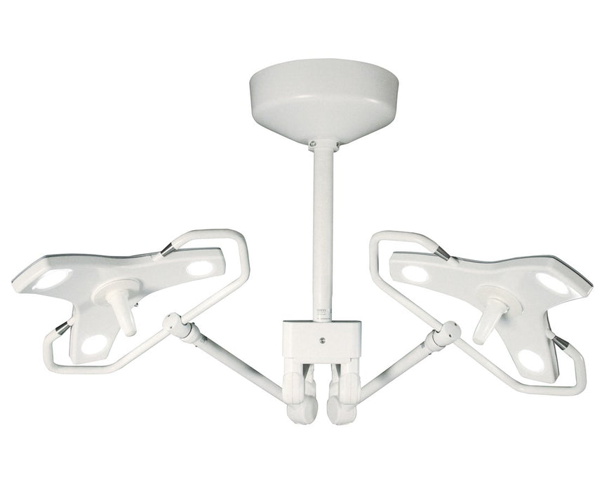 Outpatient LED Examination Light, Dual Ceiling Mount