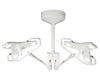 Double Ceiling Mount Outpatient LED Exam Light (8ft Ceiling)