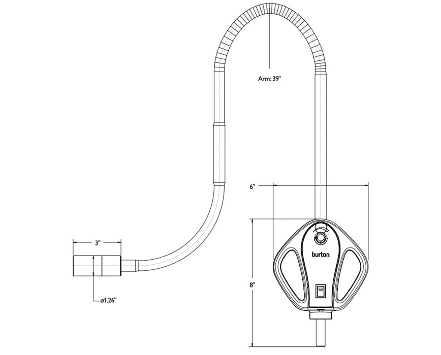 Wall Mount Super Bright Spot LED Exam Light