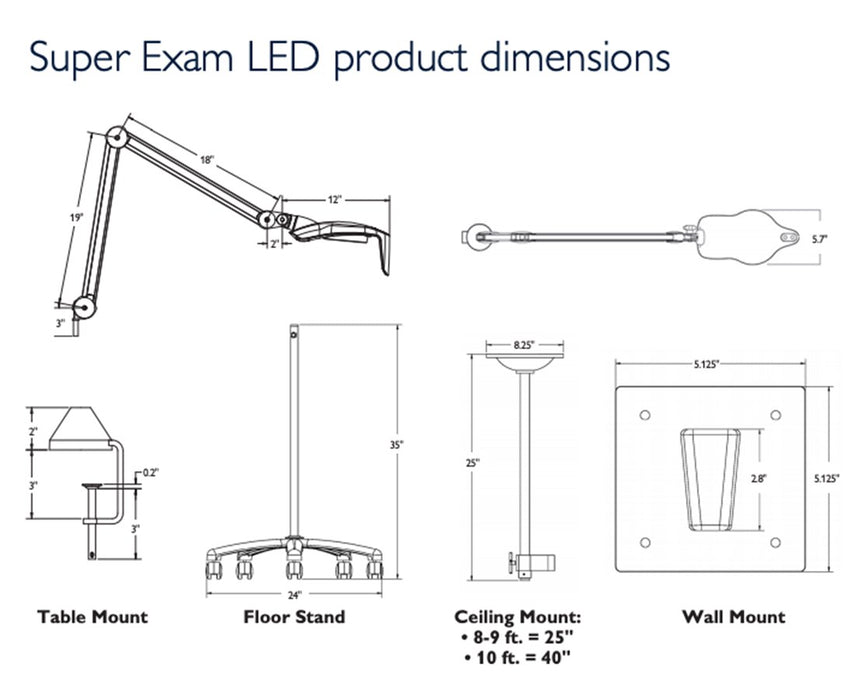 Super Exam LED Examination Light