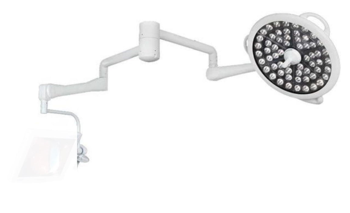 Ceiling Mount System II LED Surgical Light - 120K Lux Light w/ Monitor Arm