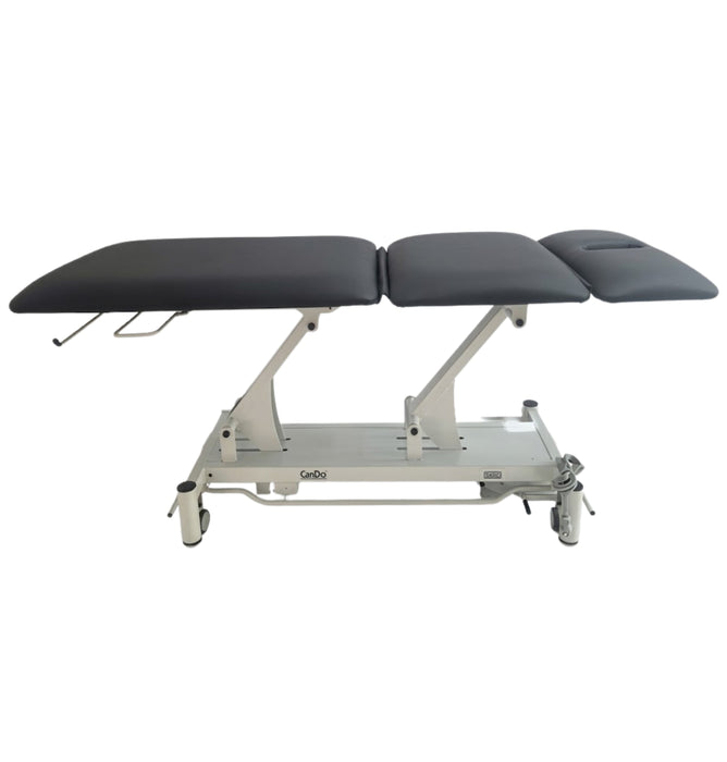 Hi-Lo Power Treatment Table w/ Adjustable Backrest, Drop Section & Casters
