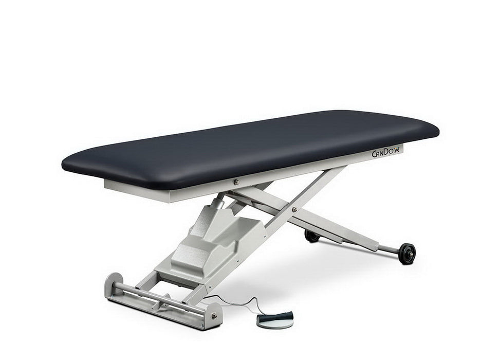 Hi-Lo Power Treatment Table w/ Flat Top & Casters