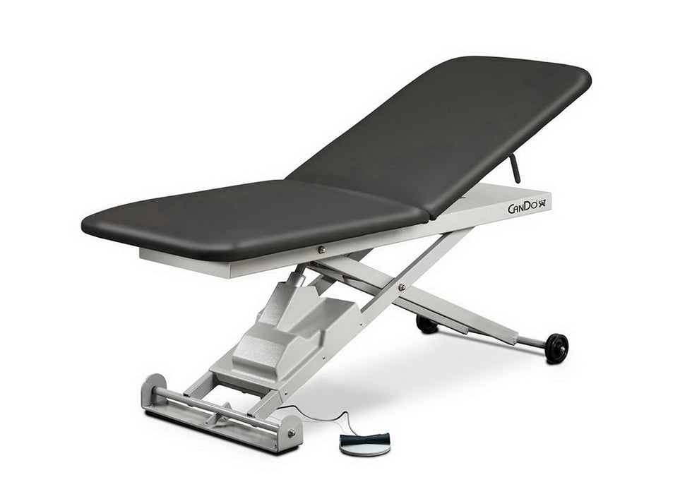 Hi-Lo Power Treatment Table w/ Adjustable Backrest & Casters