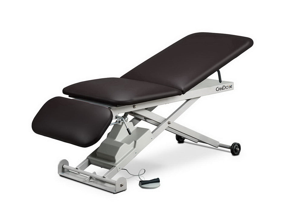 Hi-Lo Power Treatment Table w/ Adjustable Backrest, Drop Section & Casters